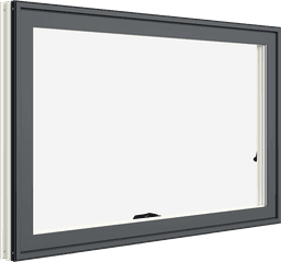 Exterior product rendering of Marvin Essential Awning Window at an angle