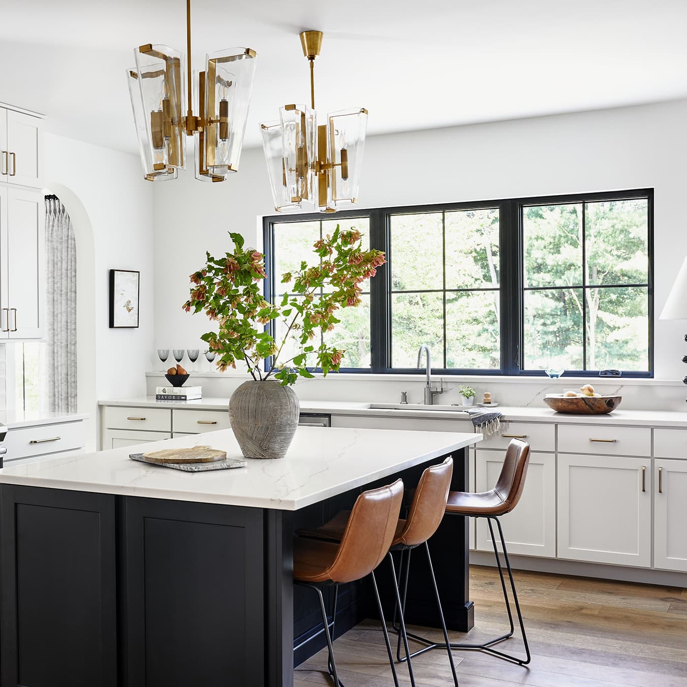 Kitchen with Marvin Essential Casement windows
