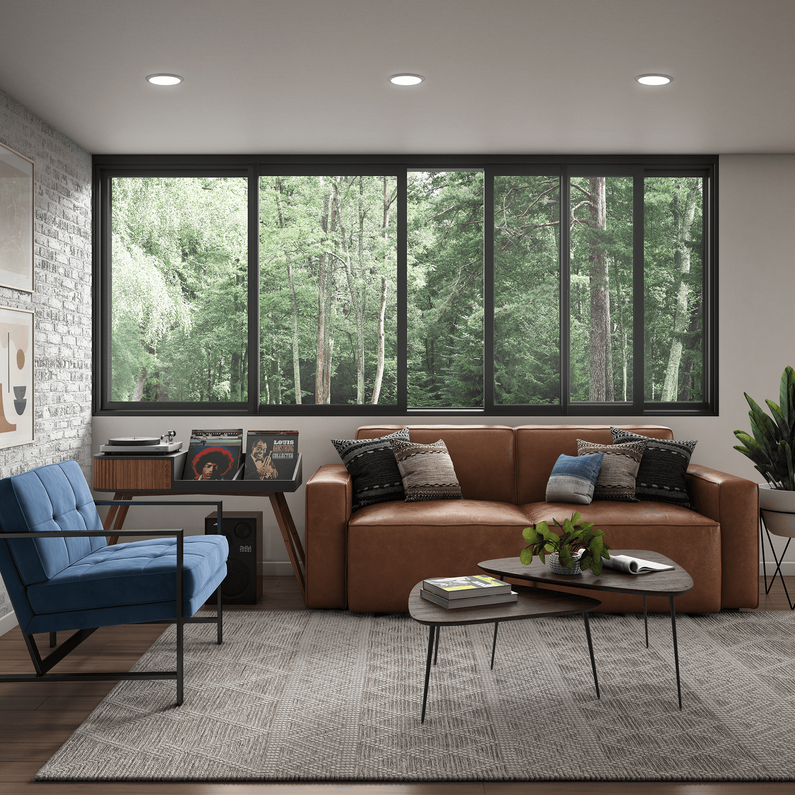 Living room with Ultimate Glider Window