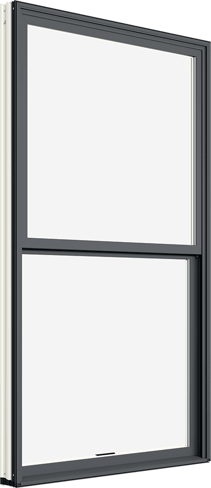 Exterior product rendering of Marvin Essential Single Hung Window at an angle