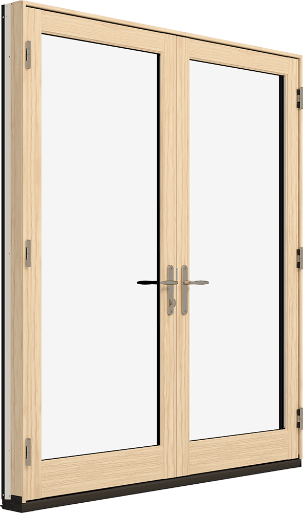 A product photo of a Marvin Elevate Swinging French door, interior view.